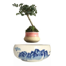 Load image into Gallery viewer, Blue Ocean Base Levitating Air-Floating Bonsai Pot - stilyo