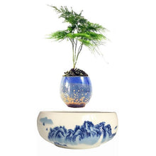 Load image into Gallery viewer, Blue Ocean Base Levitating Air-Floating Bonsai Pot - stilyo