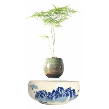 Load image into Gallery viewer, Blue Ocean Base Levitating Air-Floating Bonsai Pot - stilyo