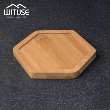Load image into Gallery viewer, Bamboo Wooden Shaped Pot/Plant Trays - stilyo