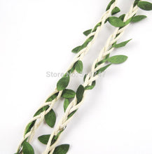 Load image into Gallery viewer, DIY Wax Cord With Leaves - 2 Yards Long - stilyo
