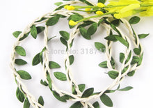 Load image into Gallery viewer, DIY Wax Cord With Leaves - 2 Yards Long - stilyo
