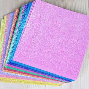 Glitter Origami Papers- One Sided - stilyo