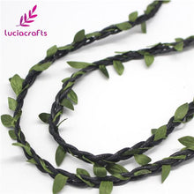 Load image into Gallery viewer, DIY Wax Cord With Leaves - 2 Yards Long - stilyo
