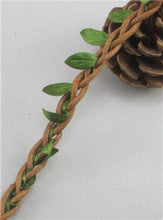 Load image into Gallery viewer, DIY Wax Cord With Leaves - 2 Yards Long - stilyo
