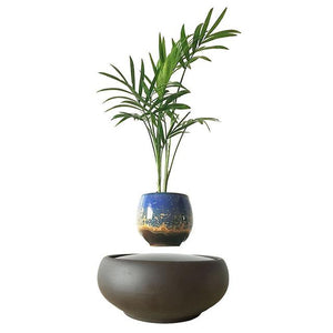 Blackout Base Levitating Air-Floating Bonsai Pot - stilyo