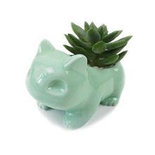 Load image into Gallery viewer, Cute Ceramic Bulbasaur Planter Flowerpot - stilyo
