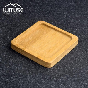 Bamboo Wooden Shaped Pot/Plant Trays - stilyo