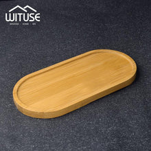 Load image into Gallery viewer, Bamboo Wooden Shaped Pot/Plant Trays - stilyo
