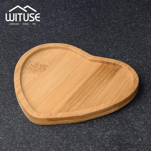 Bamboo Wooden Shaped Pot/Plant Trays - stilyo